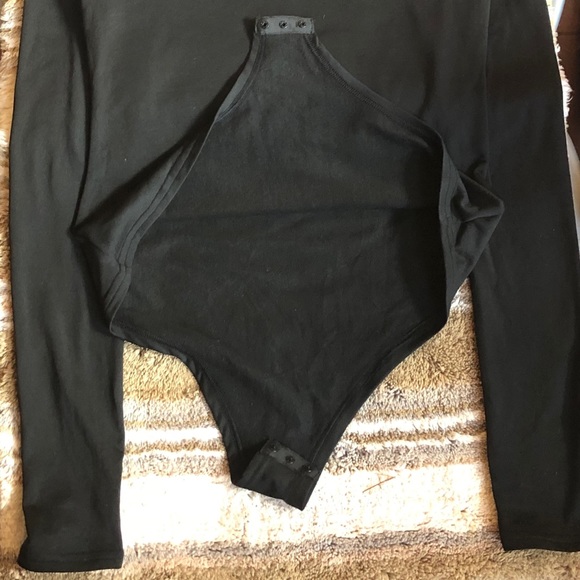 Women Long Sleeve Turtleneck Jumpsuit Bodysuit - Picture 6 of 6